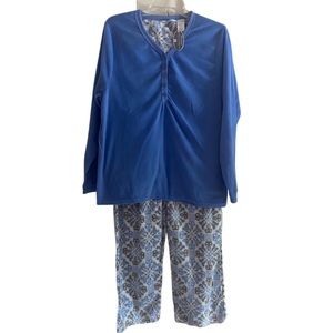 Mayfair Ladies Pajama Set Micro Fleece XL